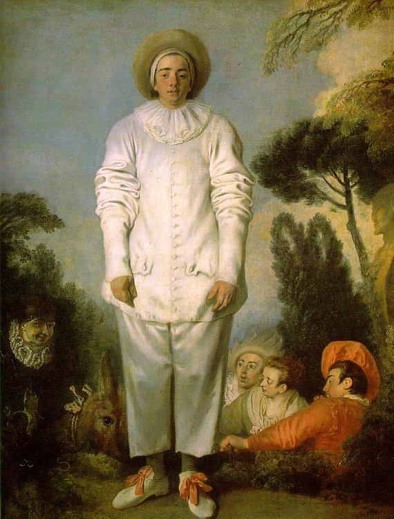 Gilles as Pierrot